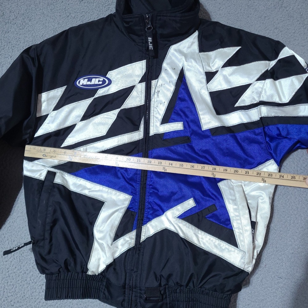 HJC Jacket Womens Medium Snowmobile Racing Dual Zip Quilted Lining - Picture 6 of 16